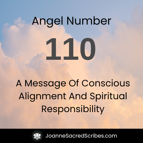 Angel number 110 – a message of conscious alignment and spiritual ...